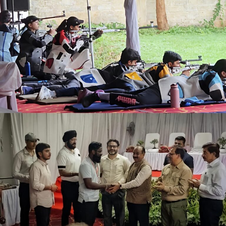 राज्य स्तरीय शूटिंग में कोरबा जिले के खिलाड़ियों ने किया उत्कृष्ट प्रदर्शन। जूनियर और सीनियर वर्ग में जीता 3 मेडल