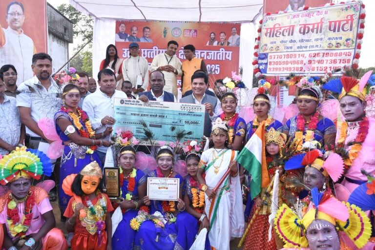 KORBA:-भगवान बिरसा मुंडा की 150वीं जयंती पर जनजातीय गौरव दिवस 2025 का भव्य आयोजन सम्पन्न….