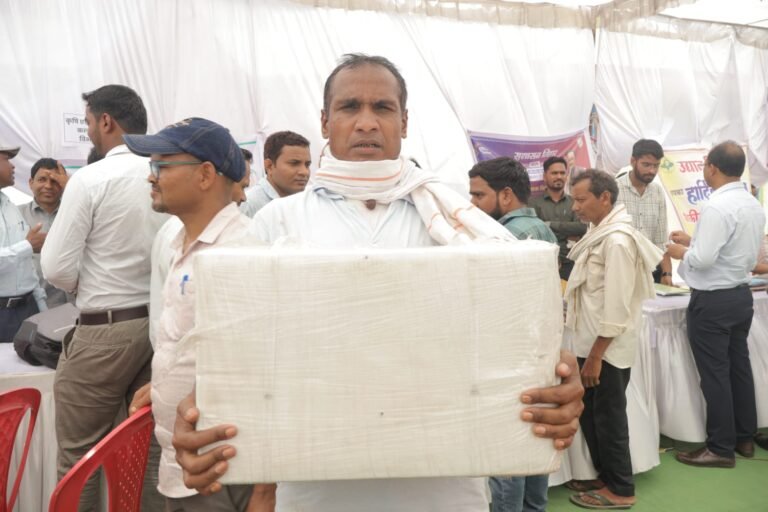 KORßA:-सुशासन तिहार 2026- विष्णु सरकार की पहल से किसानों को मिल रहा संबल और समाधान…..ग्राम गिधौरी के किसान दीनदयाल यादव को मिला 1.5 एचपी विद्युत पंप