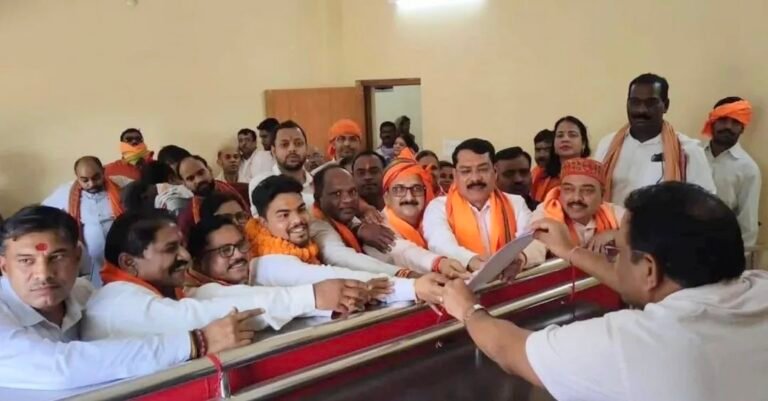 KORßA:-दीपका में भाजपा का दमदार शक्ति प्रदर्शन, ऋषिकांत सिदार के नामांकन में उमड़ी भीड़
