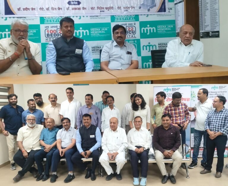KORßA:-MJM Hospital और Rotary Club की नई पहल से..….अब जरूरतमंद मरीजों को मिलेगी निःशुल्क डायलिसिस सुविधा…..स्वास्थ्य सुविधाओं का विस्तार: मीना जैन मेमोरियल हॉस्पिटल में डायलिसिस सेंटर का शुभारंभ
