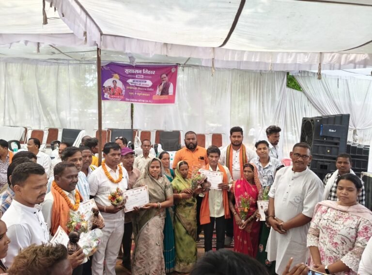 KORBA:-कोटमेर जनसमस्या निवारण शिविर में 200 आवेदनों का हुआ मोैके पर निराकरण….
