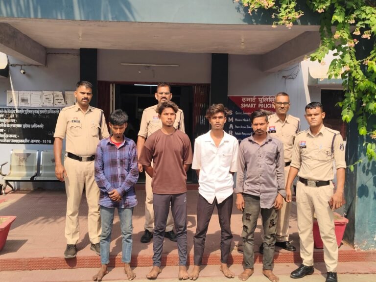 KORßA:-अडानी पावर प्लांट में चोरी की साजिश नाकाम-04 कथित आरोपी गिरफ्तार…..