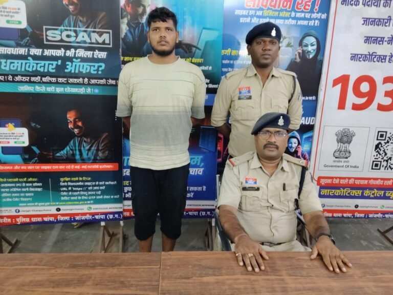 फॉर्च्यूनर कार के नाम पर 20 लाख की धोखाधड़ी – आरोपी विवेक डडसेना गिरफ्तार….