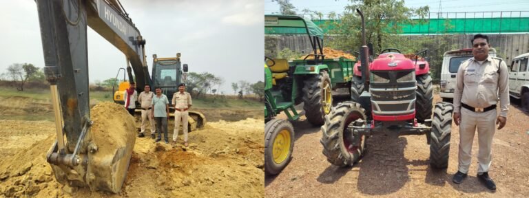 KORBA:-खनिज उड़नदस्ता दल का 15 संदिग्ध स्थानों पर छापा, 14 वाहन किए जब्त….01 चौन माउंटेन सहित 9 ट्रैक्टर, 2 हाइवा, 2 टीपर शामिल हैं।