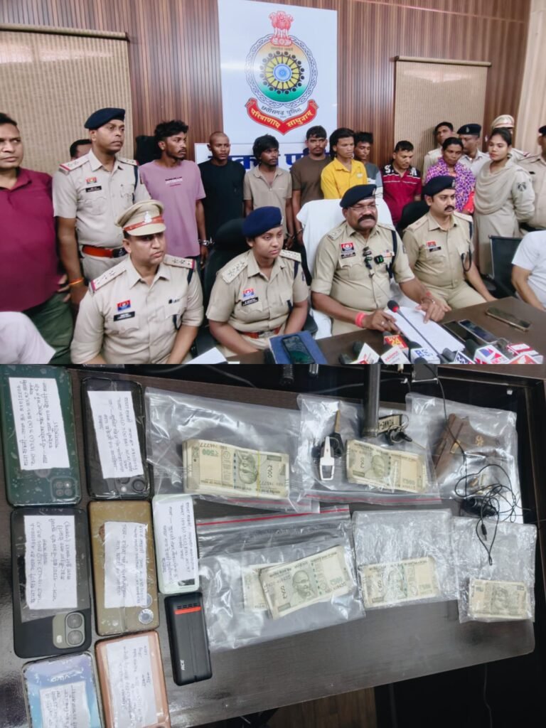 अंधे कत्ल का खुलासा, सुपारी देकर कराई गई थी महिला की हत्या…..प्रेम संबंध के चलते पति-पत्नी ने रची हत्या की साजिश।……04 लाख की सुपारी देकर कराई गई हत्या…..झारखंड, महाराष्ट्र व छत्तीसगढ़ से हत्या में संलिप्त सभी 09 आरोपियों को किया गया गिरफ्तार….आरोपी राजेन्द्र महंत से पिस्तौल एवं 04 नग जिंदा राउण्ड, नगदी 52000रूपये जप्त।… देखें वीडियो