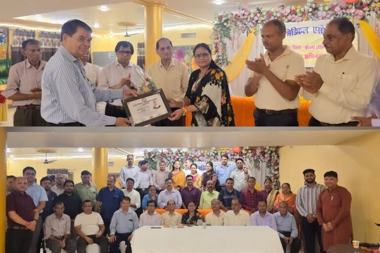 KORBA:-आयुष मेडिकल एसोसिएशन कोरबा ने महापौर संजू देवी सिंह राजपूत को किया सम्मानित”””” देखें वीडियो