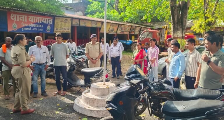 KORBA:-यातायात पुलिस की सघन कार्रवाई, 11 नाबालिग वाहन चालकों पर की गई वैधानिक कार्रवाई