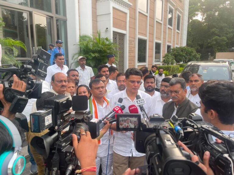 KORBA:-दिल्ली में छत्तीसगढ़ कांग्रेस की उच्च स्तरीय बैठक, सचिन पायलट ने की संगठन और रणनीति की समीक्षा में दीपक बैज और चरणदास महंत रहे मौजूद……बैठक के बाद सचिन पायलट ने की प्रेस वार्ता