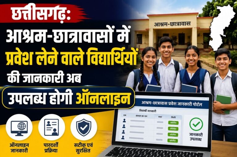 KORßA:-आश्रम-छात्रावासों में प्रवेशित विद्यार्थियों की जानकारी पोर्टल पर होगी सार्वजनिक….हर माह की उपस्थिति भी पोर्टल पर होगी प्रदर्शित, पारदर्शिता की दिशा में महत्वपूर्ण पहल