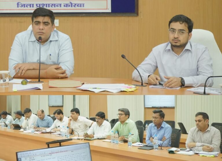 KORBA:-बारिश से क्षतिग्रस्त सड़कों, पुल-पुलियों एवं अन्य संरचनाओं की जानकारी शीघ्र प्रस्तुत करें:-कलेक्टर दुदावत…..टीएल प्रकरणों का निराकरण नहीं करने पर डीईओ,बीइओ के वेतन रोकने के निर्देश…..