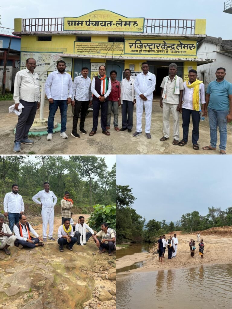 KORBA:-मलेरिया प्रभावित गांवों में पहुंचे विधायक फूलसिंह राठिया, 10 किमी पैदल और नाले पार कर जाना ग्रामीणों का जाना हाल