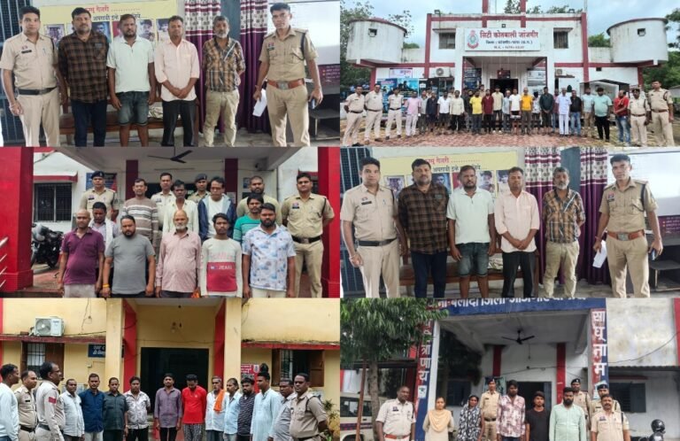 पुलिस अधीक्षक विजय पांडेय के निर्देशन में जांजगीर-चांपा पुलिस का बड़ा एक्शन, देर रात से सुबह तक चली कॉम्बिंग गश्त में 127 निगरानी-गुंडा बदमाशों पर कसी नकेल