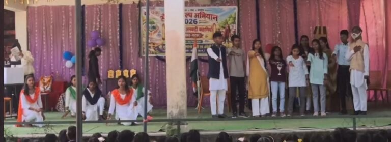 KORBA;;-सरगबुंदिया विद्यालय में विद्यार्थियों ने ‘नमो सेवा गाथा’ और नुक्कड़ नाटक से दिया सेवा का संदेश