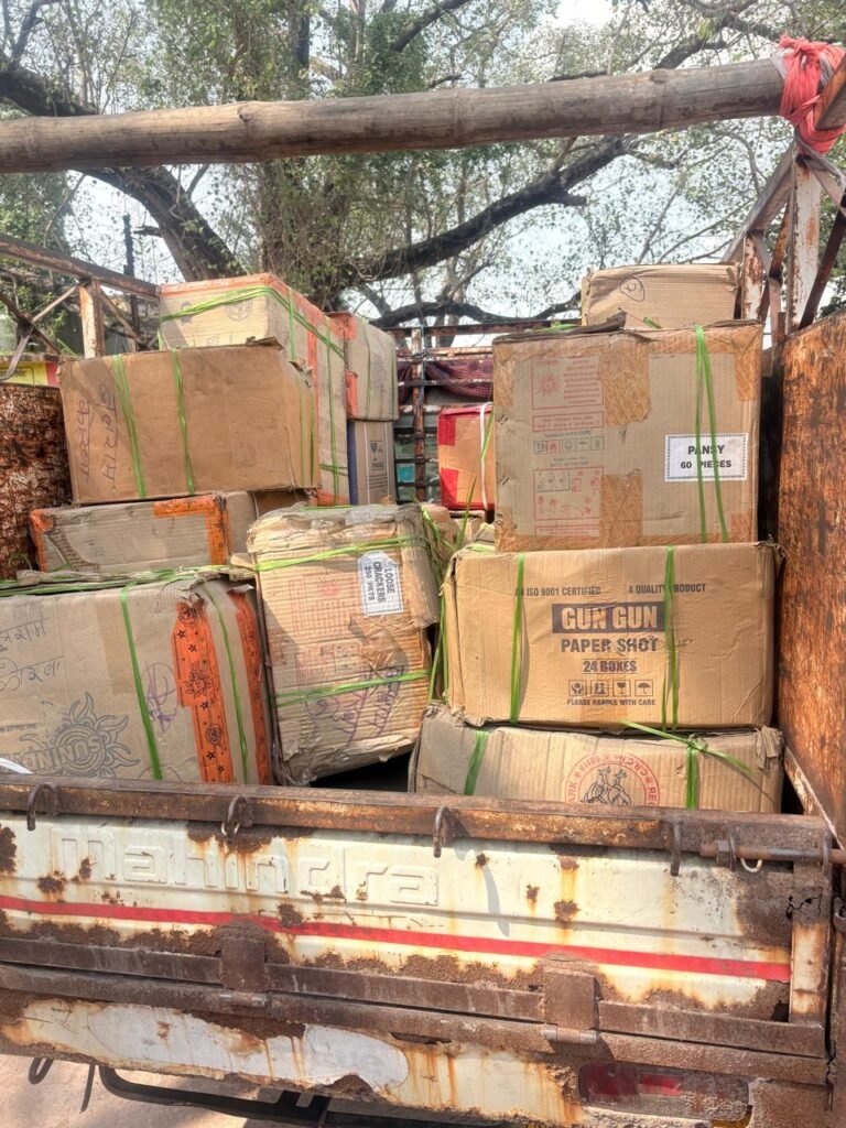 KORßA:-: कोतवाली पुलिस ने पकड़ा 2 लाख के अवैध पटाखों का जखीरा,आरोपी गिरफ्तार