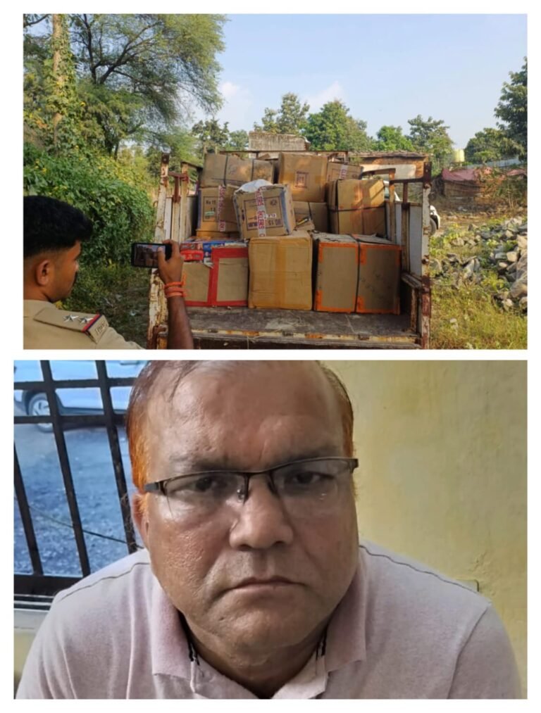 जांजगीर-चांपा:- रिहायशी इलाके में छिपा रखा था 8.56 लाख का पटाखा जखीरा, बलौदा पुलिस ने की जब्ती