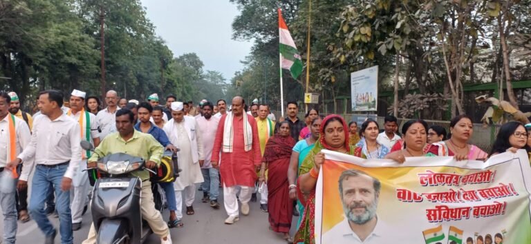 KORBA:-SIR के विरोध में कांग्रेस का प्रदर्शन, मुख्य चुनाव आयुक्त ज्ञानेश कुमार के इस्तीफे की मांग……..जयसिंह अग्रवाल बोले—निर्वाचन प्रक्रिया पर उठ रहे सवालों का पारदर्शी जवाब जरूरी
