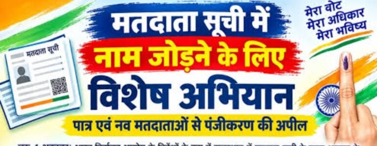 रायपुर: निर्वाचन आयोग के निर्देश पर छूटे हुए मतदाताओं के सत्यापन और युवा मतदाताओं के नामांकन के लिए विशेष अभियान शुरू